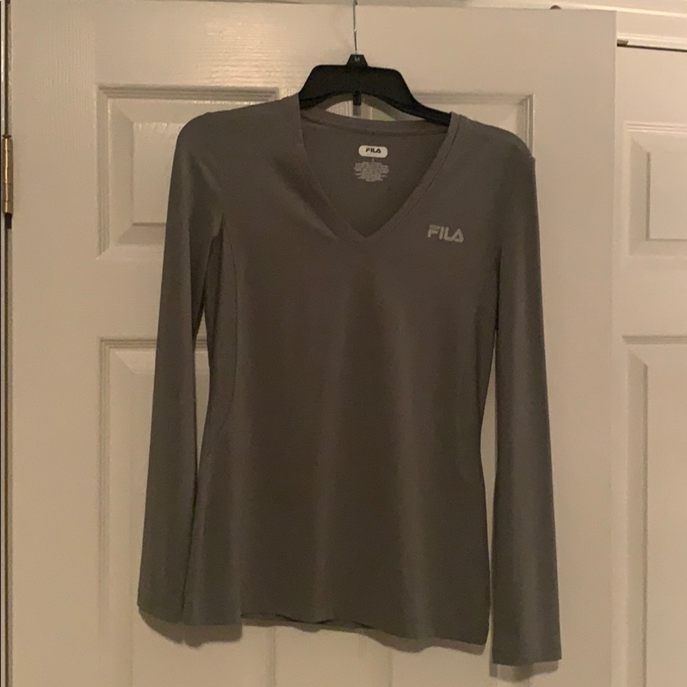 Fila Sport/Active Long Sleeve V Neck